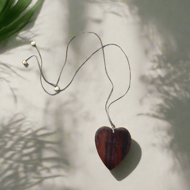 Simple Wooden Heart Necklace - Best Life Apparel