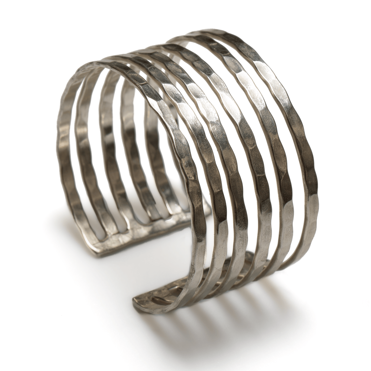 Six Strand Metal Cuff - Silver Colour - Best Life Apparel