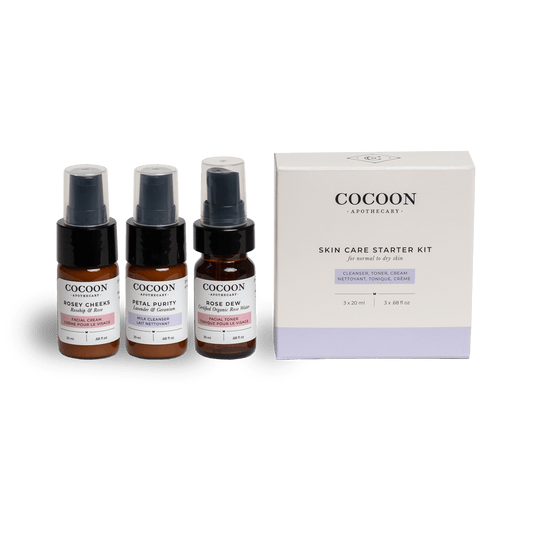 Skin Care Starter Kit for Normal to Dry Skin by Cocoon Apothecary - Best Life Apparel