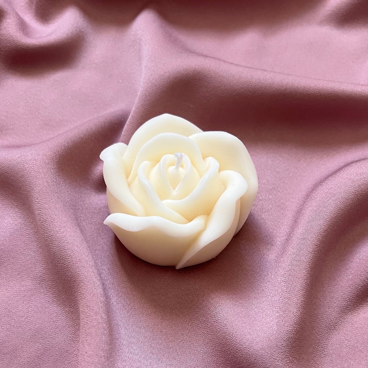 Small Rose Soy Candle | Floral Home Decor - Best Life Apparel