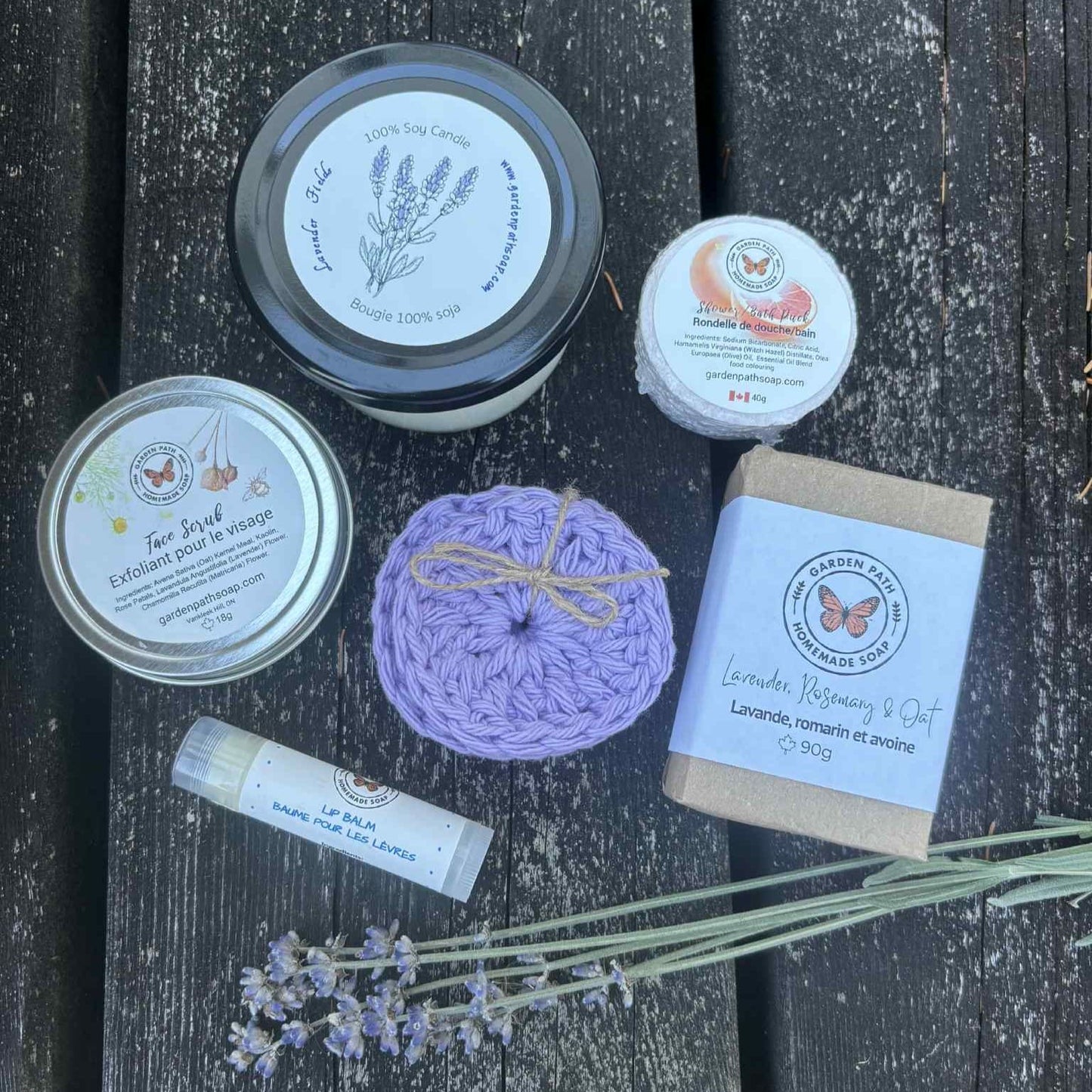 Spa in a Box | Natural Handmade Soap Gift Set by Garden Path - Best Life Apparel