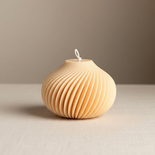 Spiral Vase Soy Candle | Minimalist Home Decor - Best Life Apparel