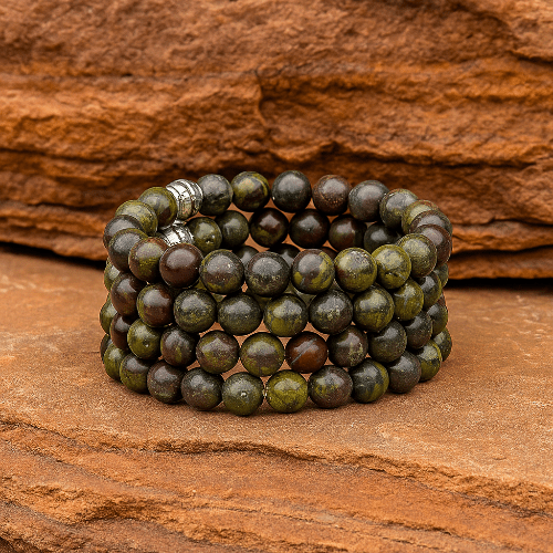 Strength & Courage Bracelet for Women — Dragons Blood Jasper Crystal | Vitality & Resilience - Best Life Apparel