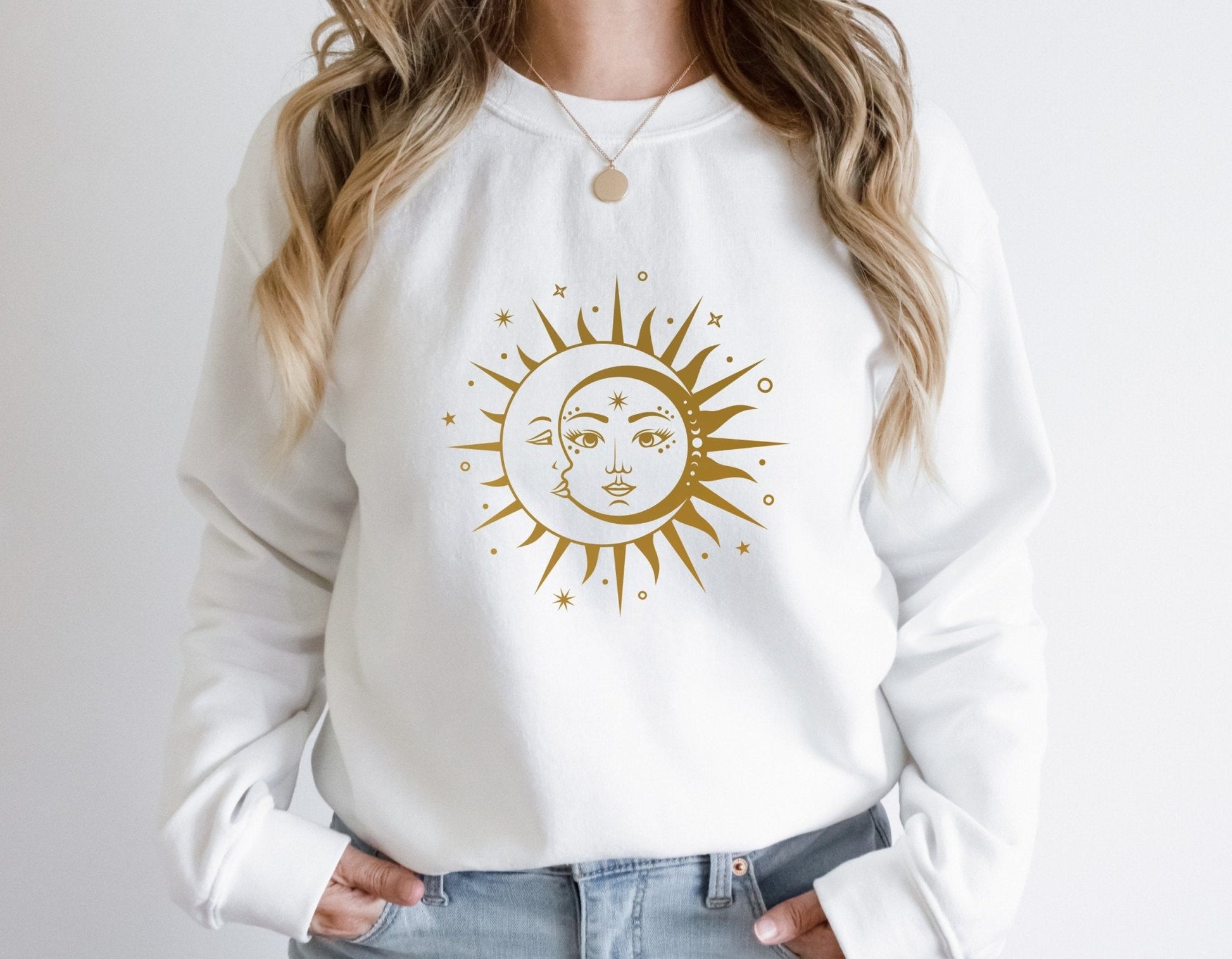 Sun and Moon Yin Yang Sweatshirt - Best Life Apparel