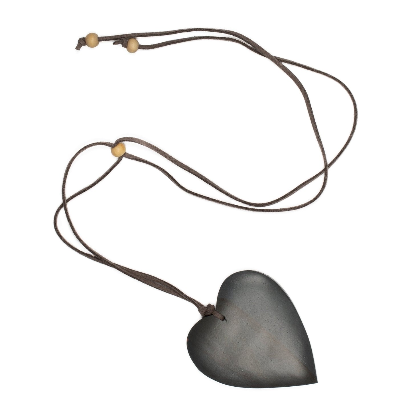 Tinted Wood Heart Necklace - Best Life Apparel