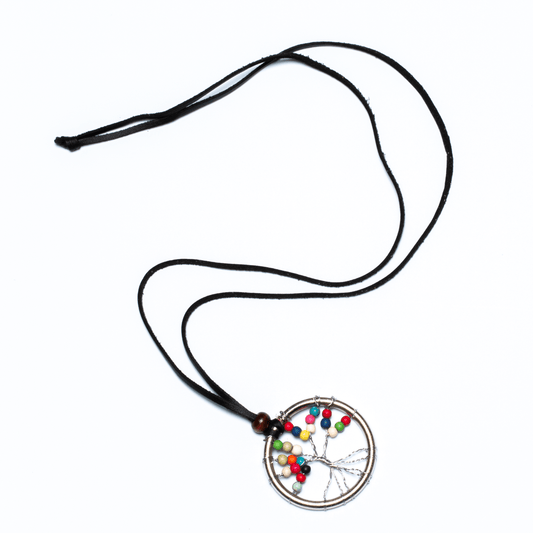 Tree Of Life Necklace With Wooden Beads - Best Life Apparel
