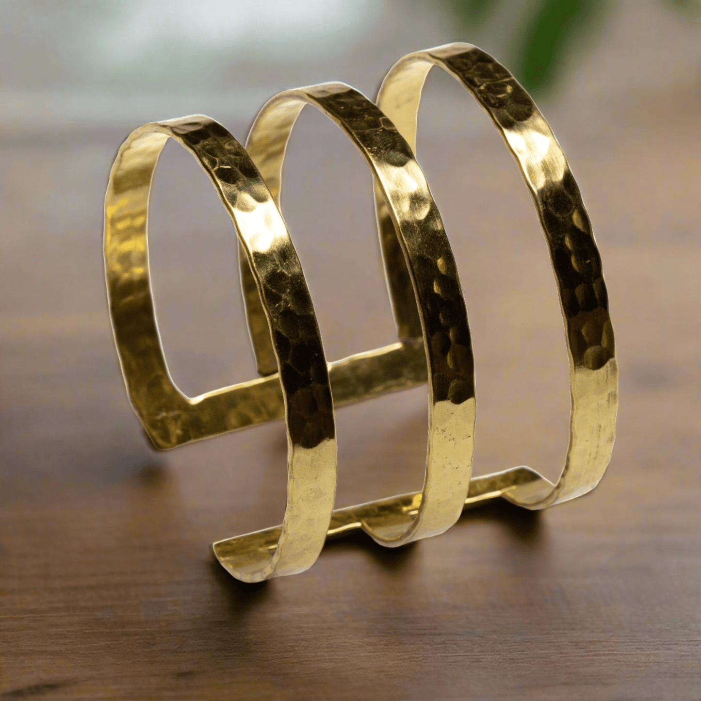Triple Bar Metal Cuff - Gold Colour - Best Life Apparel