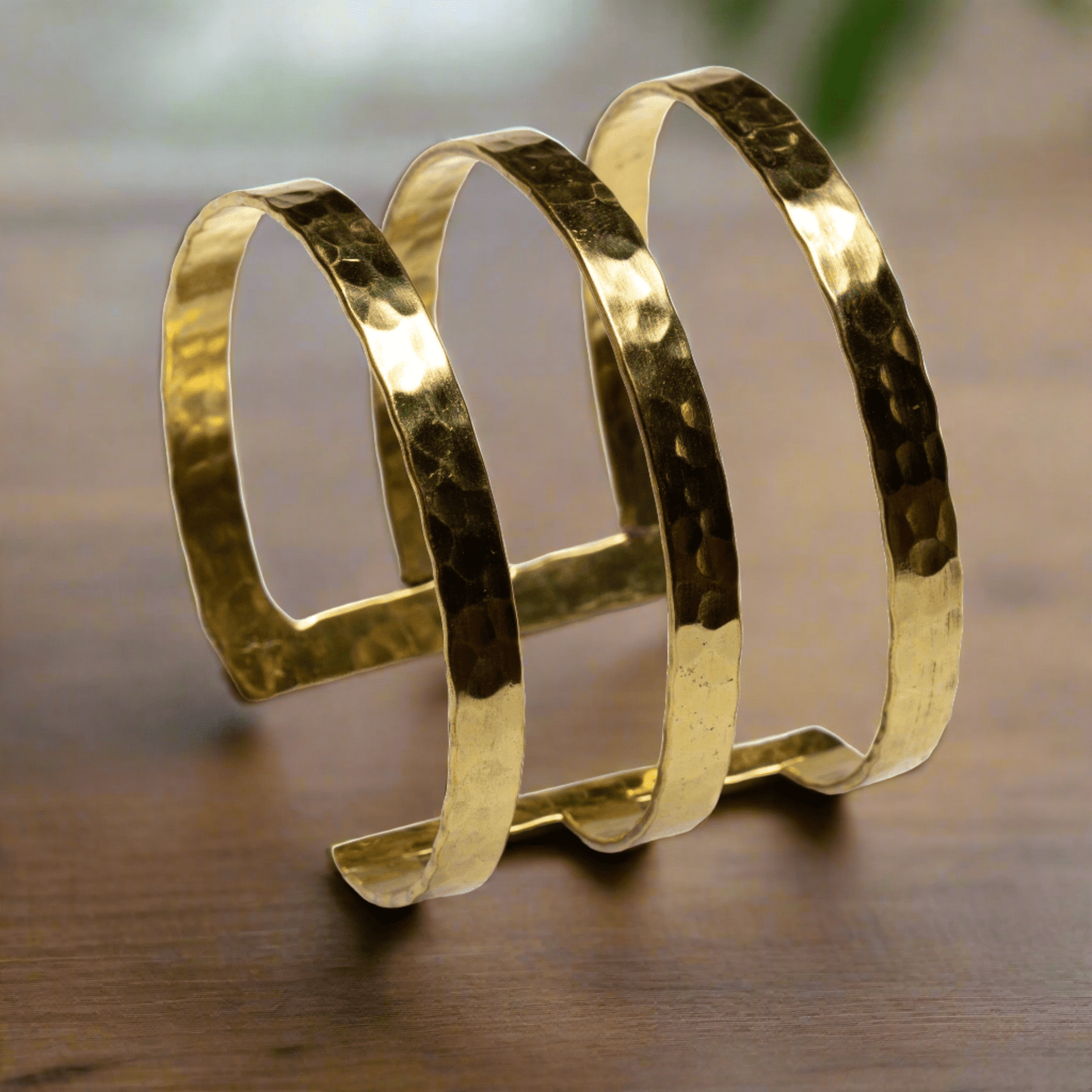 Triple Bar Metal Cuff - Gold Colour - Best Life Apparel