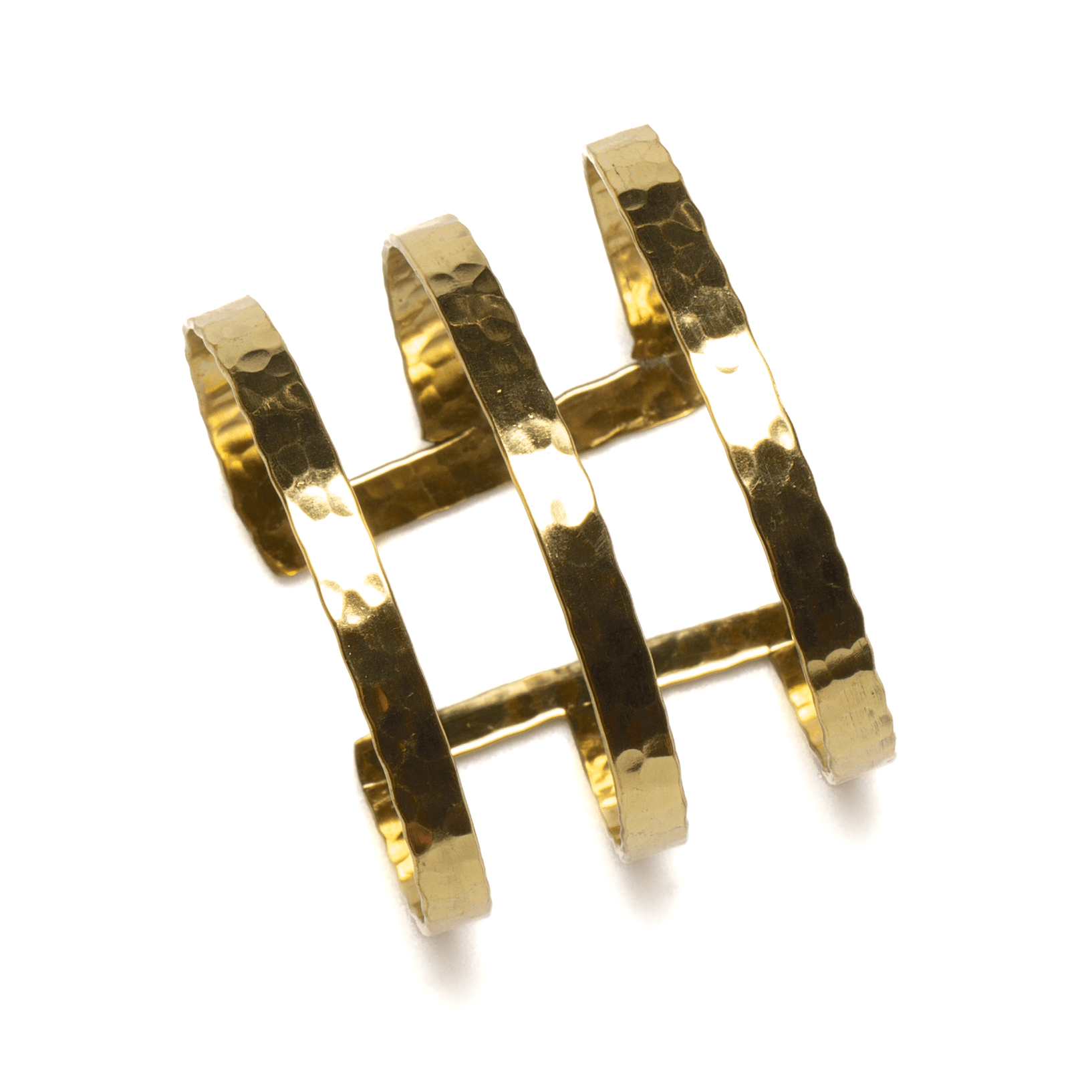 Triple Bar Metal Cuff - Gold Colour - Best Life Apparel