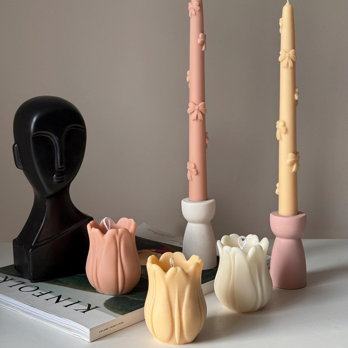 Tulip Soy Candle | Sculptural Flower Home Decor - Best Life Apparel