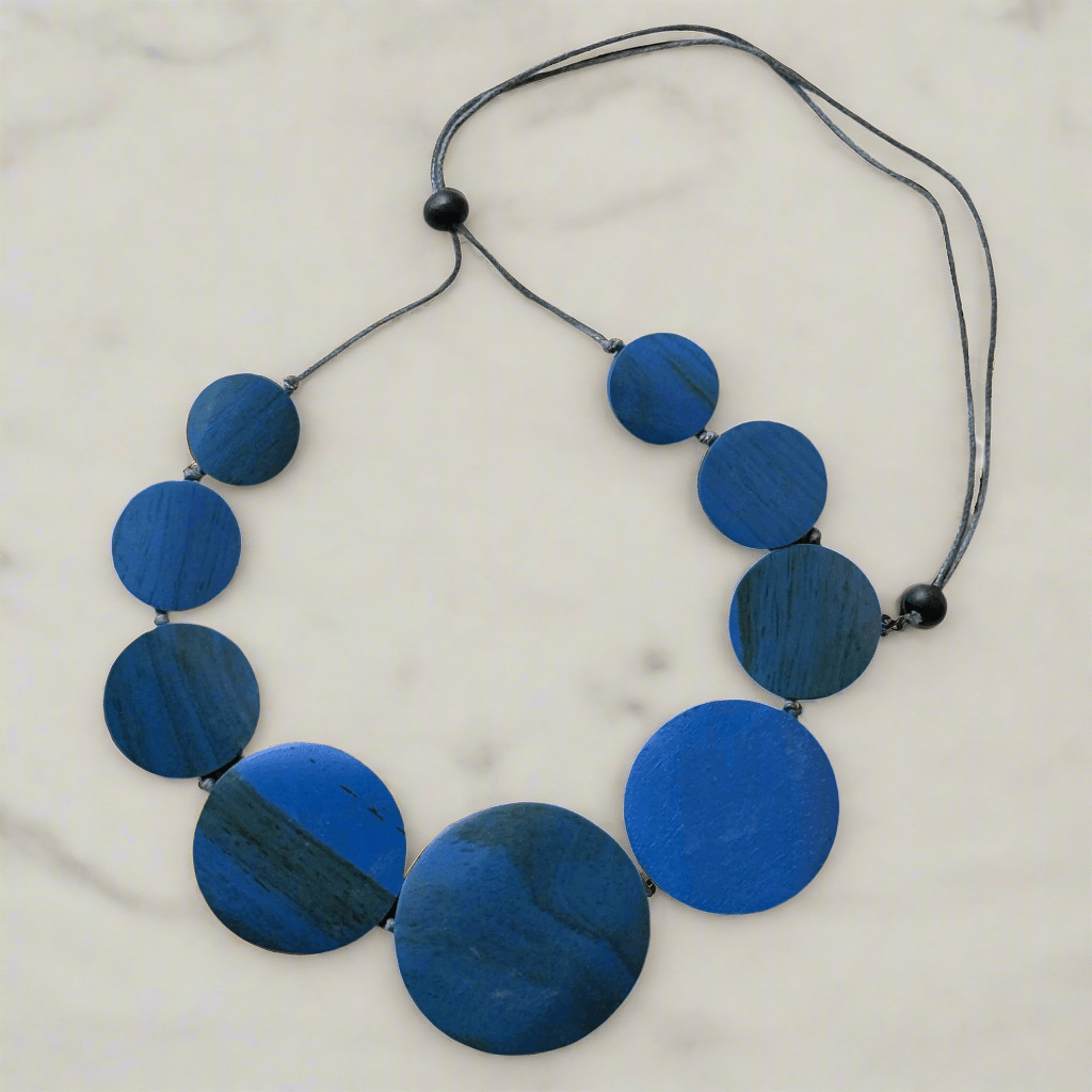 Wooden Flat Disk Necklace - Best Life Apparel