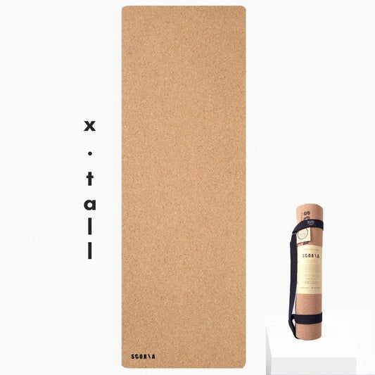 X-TALL Essential Cork Yoga Mat | 6′7 long | 4.5MM - Best Life Apparel