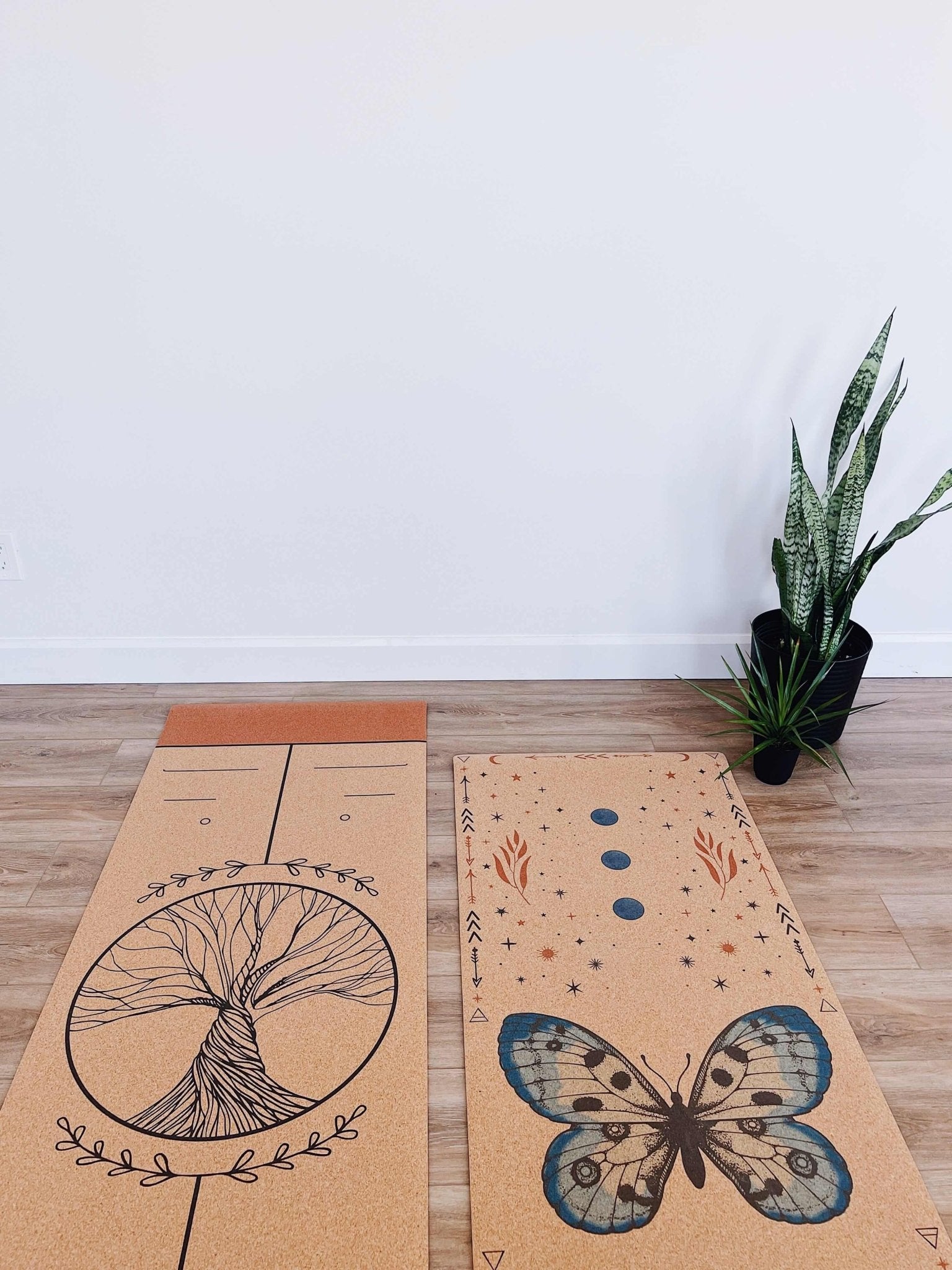 X-Thick Tree of Life Alignment Cork Yoga Mat | 6MM - Best Life Apparel